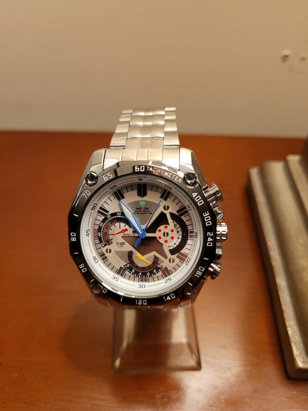 Brand New Silver Weide Sport Men's Fashion watch with Box